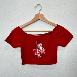 USC Gameday Crop Top